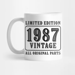 All original parts vintage 1987 limited edition birthday Mug